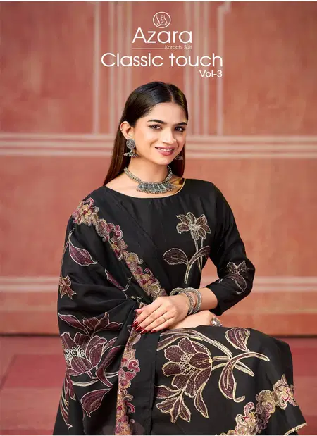 Classic Touch 3 By Radhika Azara Viscose Printed Dress Material